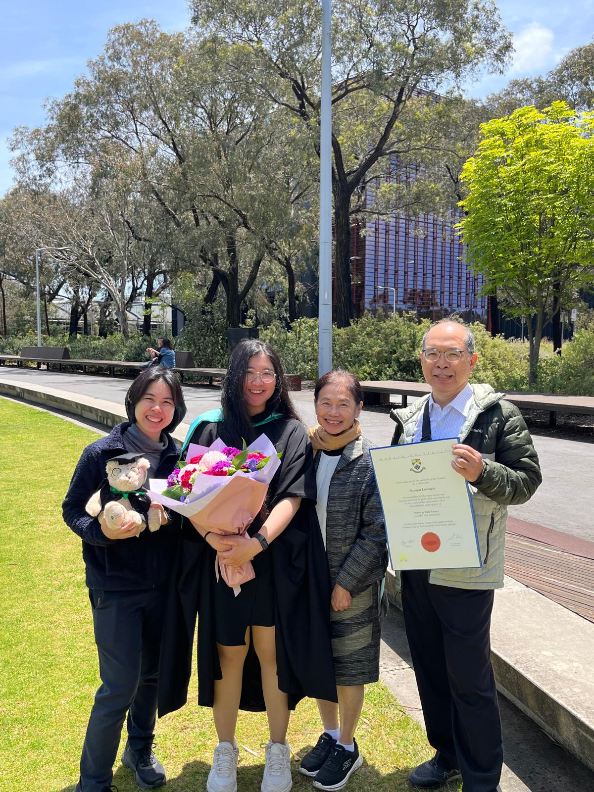 Graduation ceremony celebration